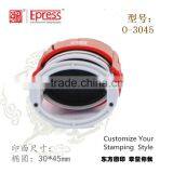 Self Inking Stamps (Oval Size:30x45mm, Red BODY) thumbnail-4