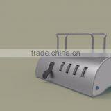 Dolphin USB Charging Station 5 Port and Holder Stand for Tablets and Smart Phones thumbnail-3