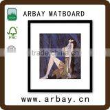 Custom Wholesale High Grade Acid-free Unfinished Wood Frame Matboard thumbnail-5