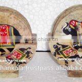 Soapstone Painting Coaster Set