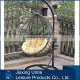 2016 hot sale UNT- H-605M hanging garden outdoor egg chair