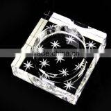 Home Decorate Crystal Glass Ashtray for Sale thumbnail-1