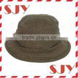Washed Cotton Fishing Hiking Outdoor Bucket Hat thumbnail-2
