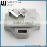 17639 Wenzhou Bathroom Accessories Zinc Alloy Walll Mounted Modern Design Glass Bathroom Soap Dish thumbnail-6