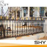 Beautiful iron fence design with gold color / wrought iron fence