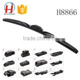 High quality wholesale multifunction bosch wiper blade with 12 adapters frameless rain wiper