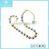 2015 Hot Sales Mix Shine Crystal Cooper Chain Necklace thumbnail-3