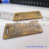 Cheap Bulk Custom Etched Logo Metal Label for Furniture thumbnail-6