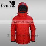Women Waterproof Breathable Red Outdoor Jacket thumbnail-1