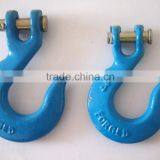 Galvanized or Colorful Forged Clevis Slip Hook With Latch thumbnail-2