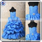 FF0009 the most beautiful flower girl dresses puffy flower girl dresses royal blue
