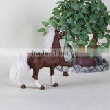 Soft Plush Giant Size Japanese Bicycle Unstuffed Horse Garden Ornaments thumbnail-5
