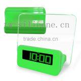 Digital Neon LED Table Clock With World Time