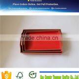 2015 OEM Red MDF Storage Tray 3 in 1 Set thumbnail-1