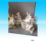 Color Galzed Little Decorative Ceramic Easter Baskets thumbnail-1