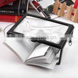 Hand Free Plastic Desktop Book Illuminated Magnifier With LED Light thumbnail-5