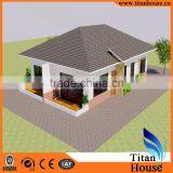 One Level Low Cost Customized Design Steel Prefabricated Bungalow thumbnail-1