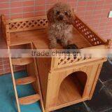 FSC Wooden Pet Dog House for Wholesale in China thumbnail-1