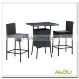 Audu Wicker High Back Dining Chair/High Back Bar Dining Chair thumbnail-2