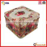 Reputational Metal Easy Open Square Food Tin Box thumbnail-3