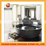roumd large stone bathtub with top quality for bathroom use