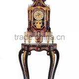 European Style Antique Wooden Table Clock With Table, Luxury Brass Mouthed Clock For Home Decor thumbnail-3