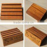 High Quality Solid Wooden Desktop Business Card Holders Wholesale thumbnail-1