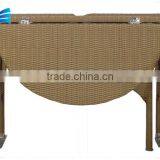 Home Rattan Folding Aluminum Dining Table for Wholesale Furniture From China thumbnail-1