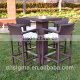 2017 Trade Assurance High Quality Guaranteed PE Rattan Resin Wicker Glassic Table Set for Garden and Patio thumbnail-1
