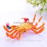 Creative Jewelry Boxes Wholesale Metal Jewelry Box Crab Figurine thumbnail-3