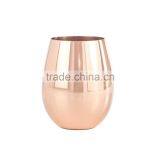 Hammered Copper Mug With Nickel Finish Inside thumbnail-2