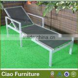 Sling Beach Sun Lounger Outdoor Chaise Lounge Furniture Chair thumbnail-1