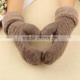 Girls Ladies Women Wrist Gloves Warm Casual Winter Gloves Women's Mitten Thick Gloves thumbnail-2