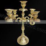 Wholesale Wedding Gold Plated Candelabra thumbnail-1