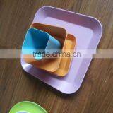 Bamboo Fiber Environmental Protection Tableware Set thumbnail-1