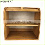 Bamboo Large Capacity Rolltop Bread Holder Homex-BSCI thumbnail-1