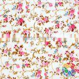 New Arrival Black White Florals Girls Cresses Cotton Foral Fabric thumbnail-5
