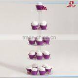 High Quality Custom Clear Acrylic Cupcake Stand