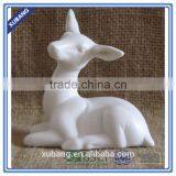 Mini Deer White Ceramic Deer Figurine thumbnail-4