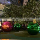 Giant Fiberglass Shiny Christmas Ball Decoration thumbnail-2
