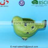 Vintage Style Ceramic Garden Bird Figurine Flower Planter, Ceramic Bird Planter thumbnail-6