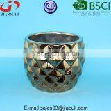 Plating Gold Ceramic Pineapple Pot for Christmas thumbnail-1