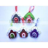 Christmas House Felt Miniature House thumbnail-5