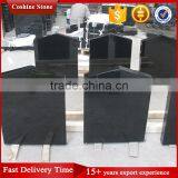 UK Style Shanxi Black Granite Tombstone & Memorial Monuments thumbnail-5