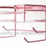 Hot Sale Metal Modern Wall Mount Jewelry Oragnizer