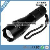 High Quality Strong Light Bright Rechargeable Tactical Flashlight thumbnail-1