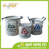 Love Earth Recycle Flax Fabric Folding Linen Laundry Baskets thumbnail-1