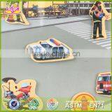 Wholesale 23 Pieces Kids Wood Magnetic Stickers Children Puzzle Wood Magnetic Stickers Toddlers Magnetic Stickers W14J004 thumbnail-3