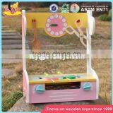 Wholesale Preschool Kids Play Barbecue Wooden Toy Bbq Set New Design Girls Wooden Toy Bbq Set W10C302 thumbnail-1
