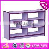 Customize Colorful Children Furniture Wooden Book Cabinet W08C190 thumbnail-2